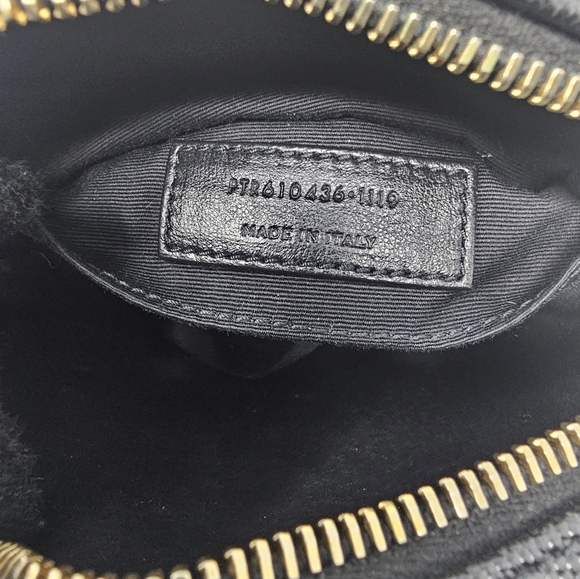 Yves Saint Laurent Paris Vinyle Round Camera Shoulder Bag - Picture 11 of 16